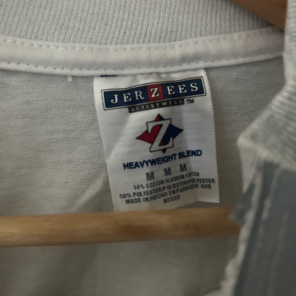 Vintage Jerzees Fruit Of Loom Gray Embroidered Sweatshirt and Tee Set medium - Picture 4 of 7